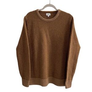 BRIDGE & BURN Classic Crewneck Sweater Brown Size XL